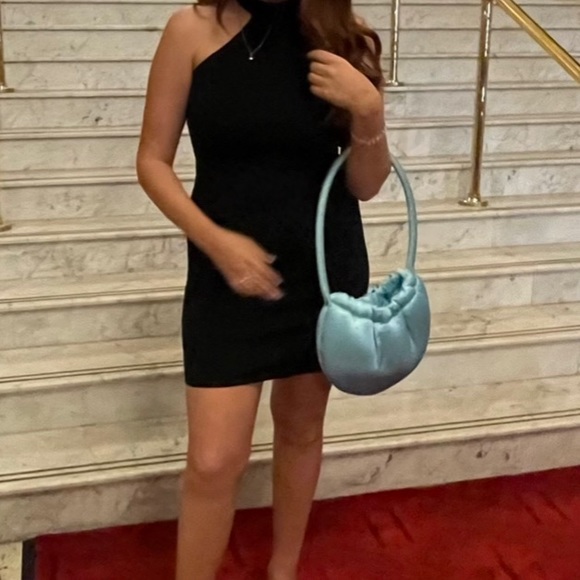 Zara cut Out Shoulder Little Black Dress - Picture 3 of 3